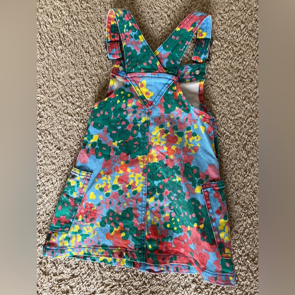 Stella McCartney Kids Floral Splash Dress - Picture 7 of 9